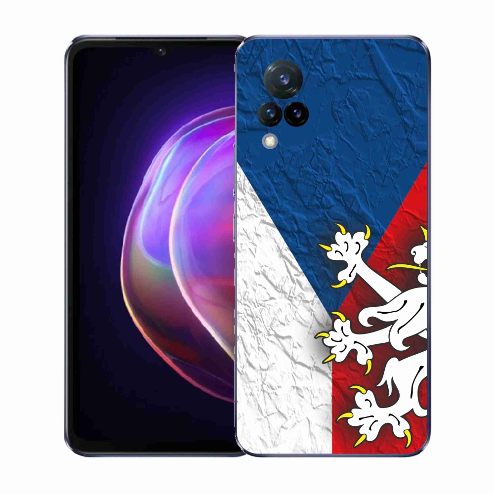 Gél borító mmCase a Vivo V21 4G/5G - cseh zászlóhoz 1