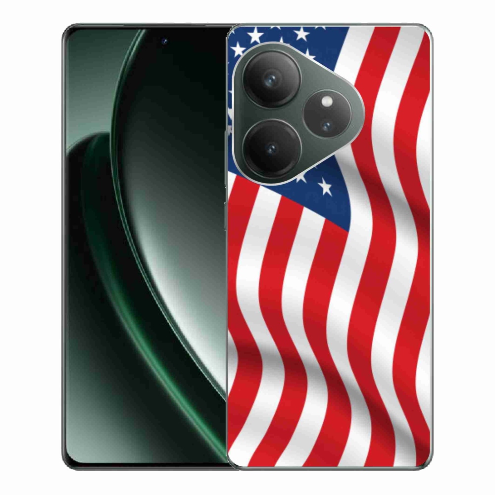 Gél borítás mmCase a Realme GT 6 5G/GT 6T 5G - USA zászlóhoz