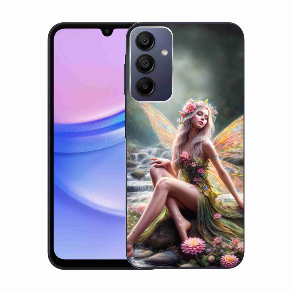 Zselés borítás mmCase Samsung Galaxy A15 4G/5G - pillangó nő 1