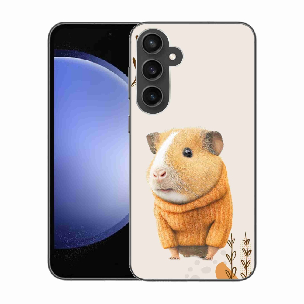 Gél borítás mmCase Samsung Galaxy S23 FE - tengerimalac pulóverben - Samsung Galaxy S23 FE számára