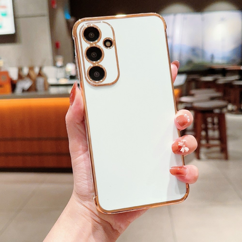 Gélkeretes tok Samsung Galaxy S25+ készülékhez - fehér