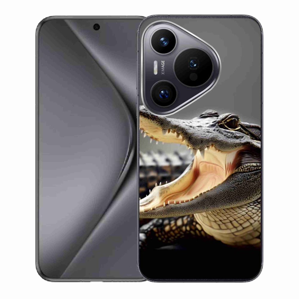 Gél borítás mmCase a Huawei Pura 70 készülékhez - krokodil
