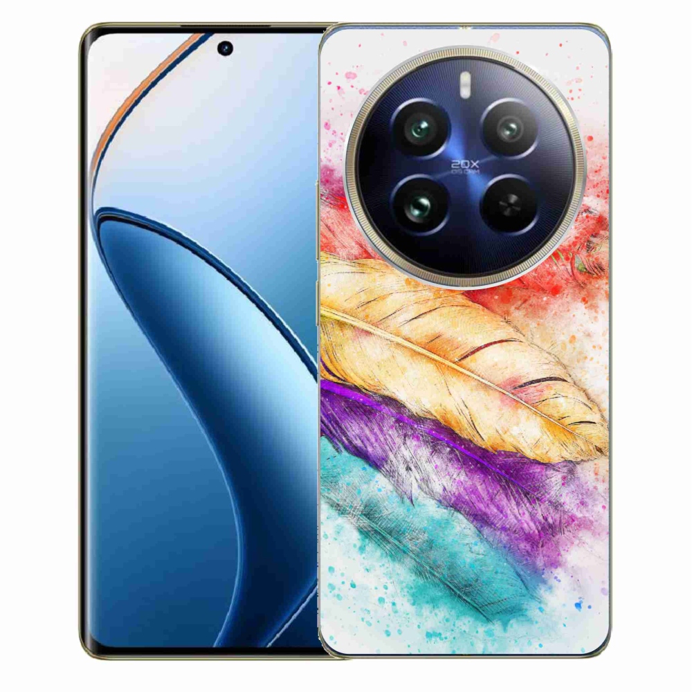 Zselés borítás mmCase a Realme 12 Pro 5G/12 Pro+ 5G modellhez - színes toll