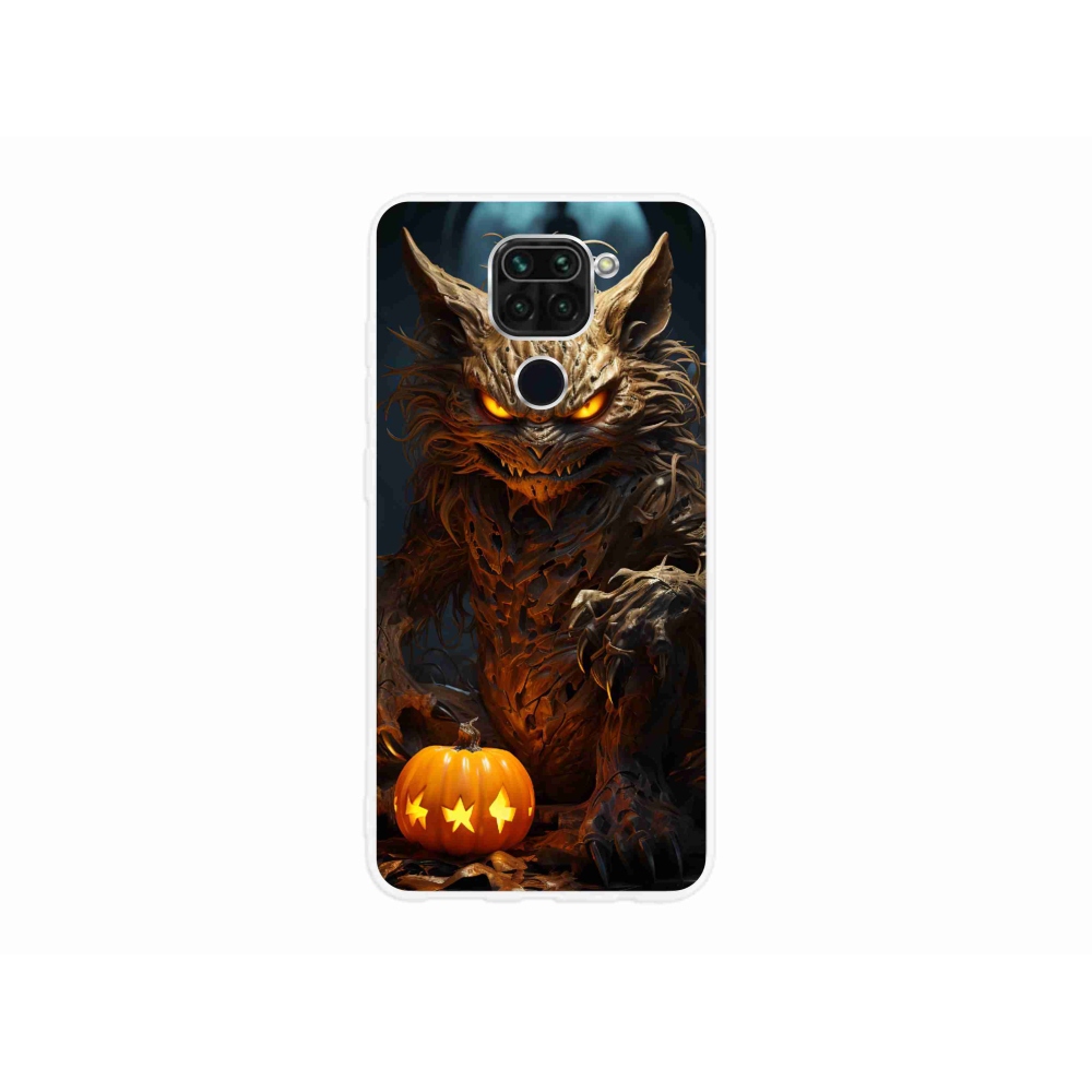 Gél borítás mmCase a Xiaomi Redmi Note 9-hez - Halloween szörnyeteg