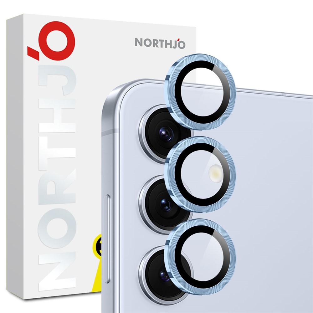 NORTHJO kamera lencse üveg Samsung Galaxy S25 FE (különálló szemüveg) - kék