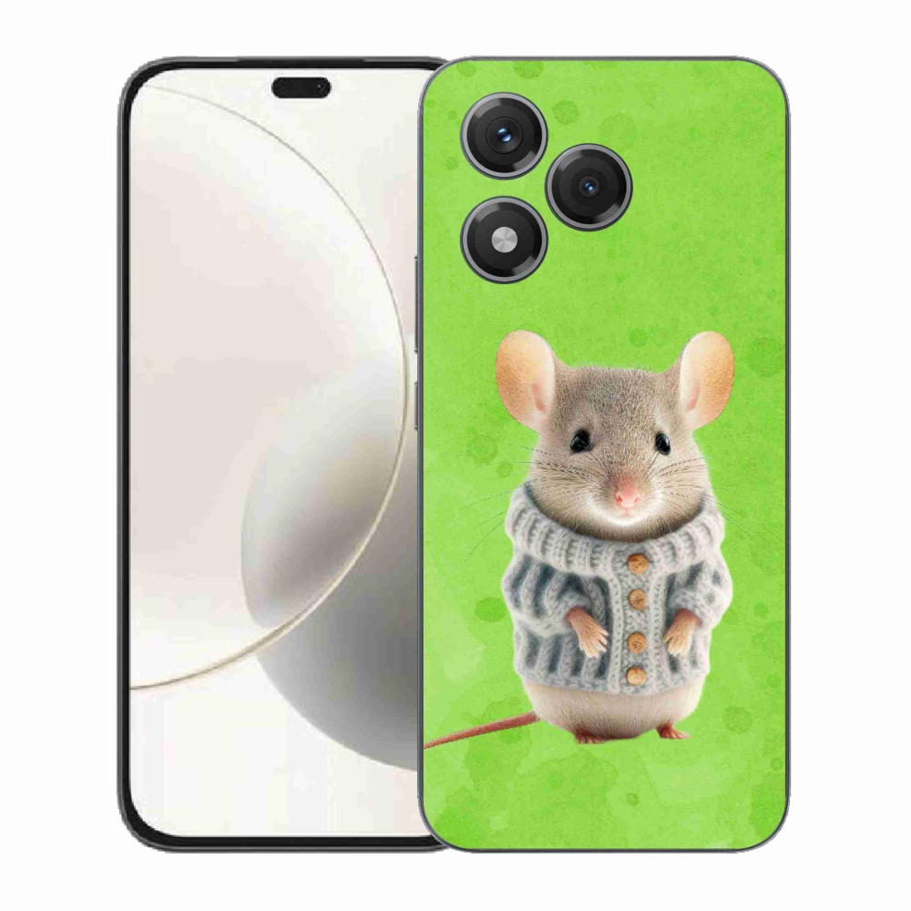 Zselés borítás mmCase a Honor 400 Lite-hoz - egér pulóverben