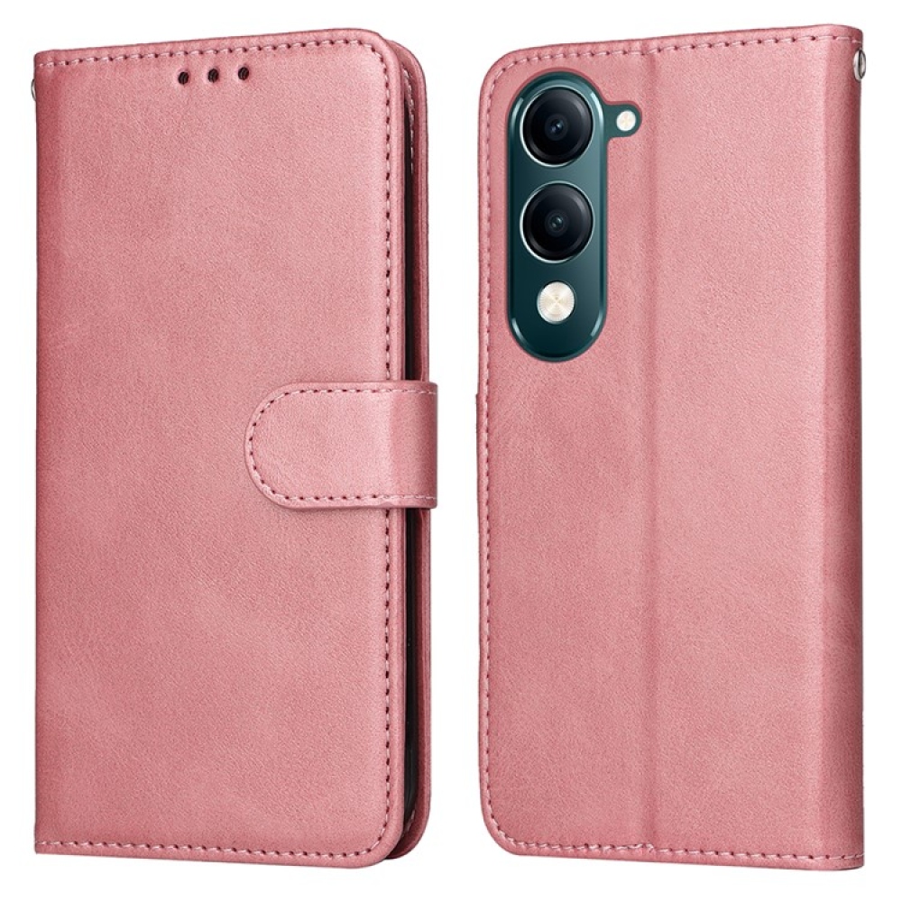 Vivo Y29s 5G - rózsaszínű könyvtáska a Vivo Y29s 5G-hez