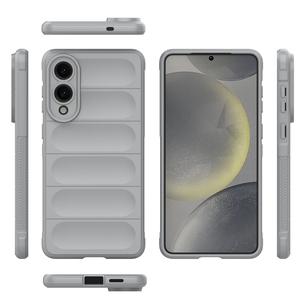 Rugg tartós zselés tok Samsung Galaxy S25 Edge készülékhez - világosszürke