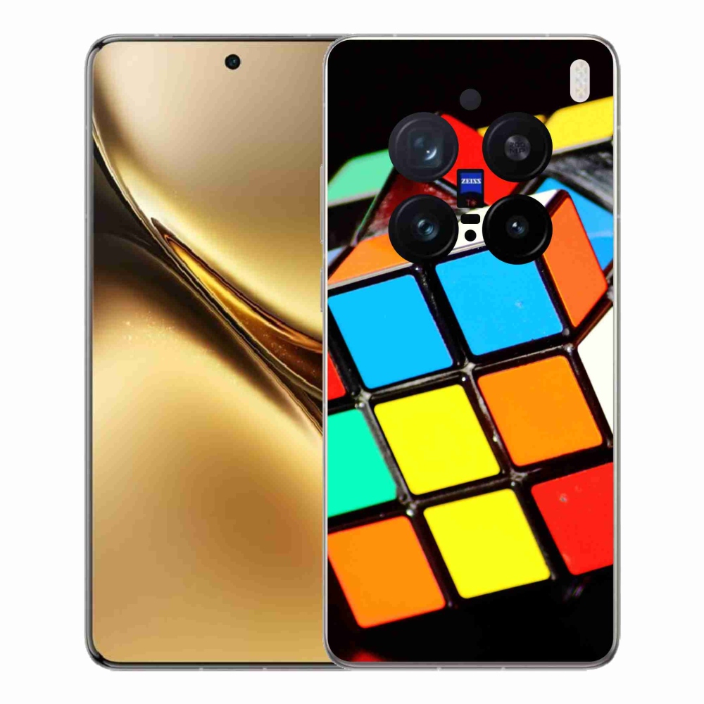 Zselés borítás mmCase a Vivo X200 Pro 5G készülékhez - Rubik-kocka