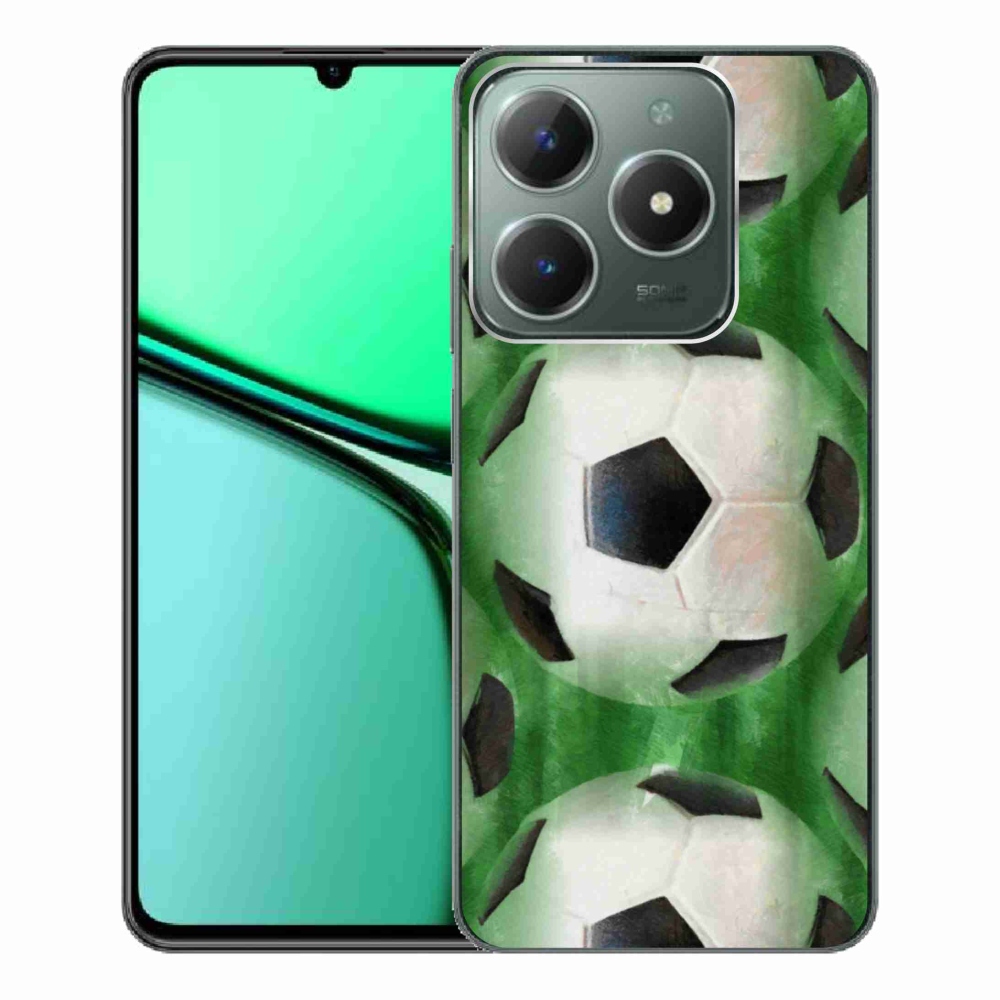 Gél borítás mmCase a Realme C61 készülékhez - focilabda