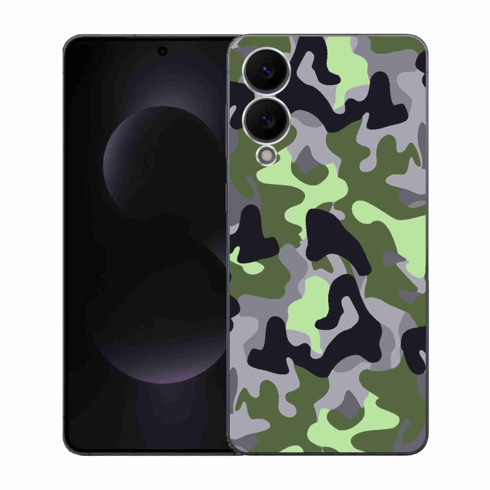 Zselés borítás mmCase Samsung Galaxy S25 Edge készülékhez - terepszínű minta 7