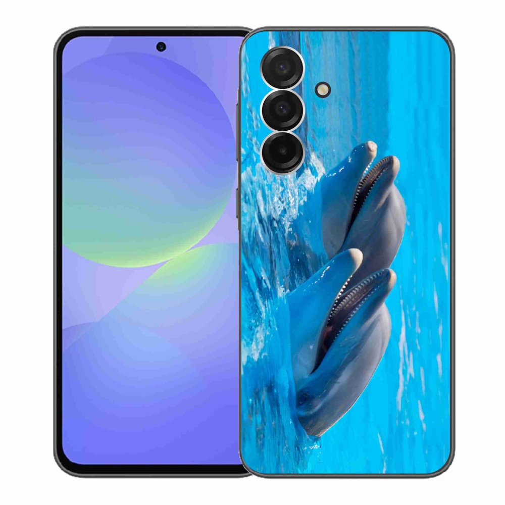 Zselés borítás mmCase Samsung Galaxy A36 5G - delfinek