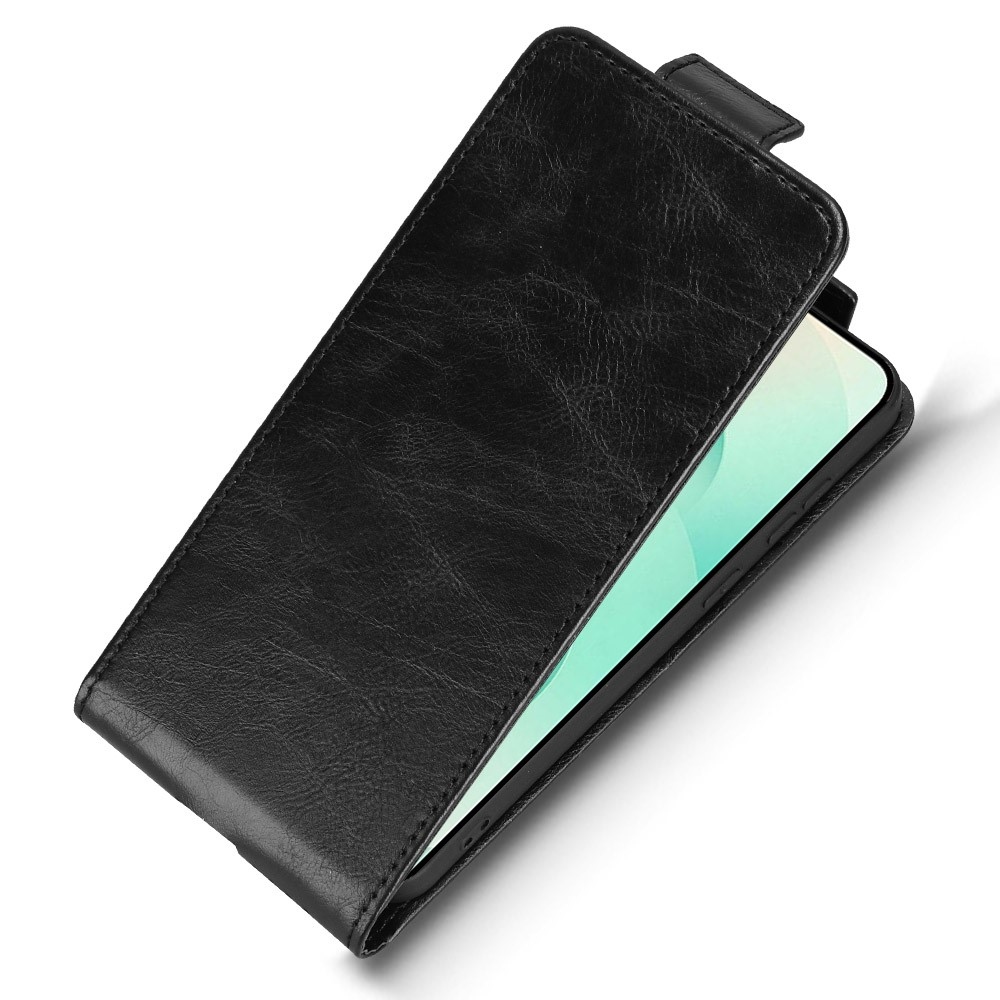 Vert flip tok Samsung Galaxy S25 FE készülékhez - fekete