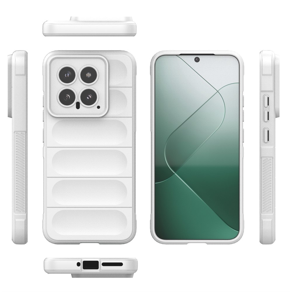 Rugg tartós zselés tok Xiaomi 14 - fehér
