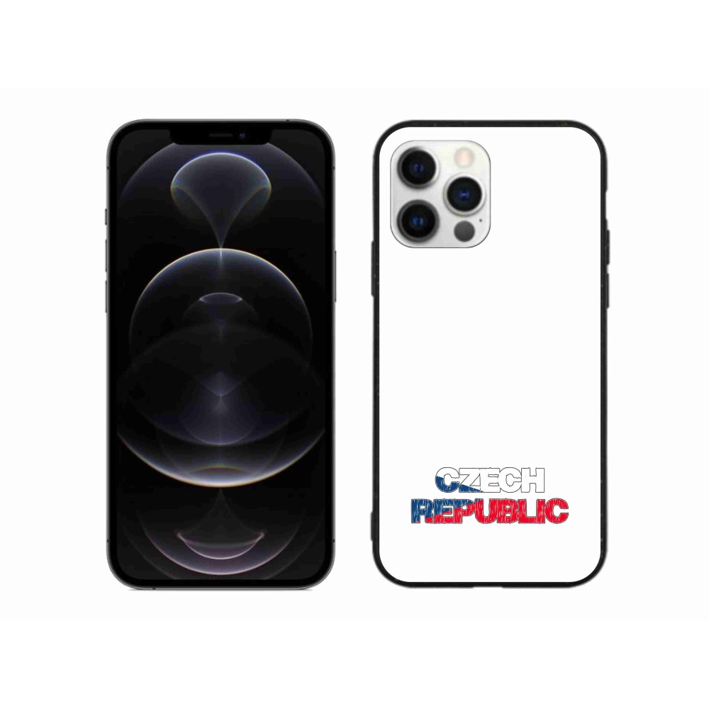 Gél borítás mmCase iPhone 12 Pro Max készülékhez - Csehország fehér háttér