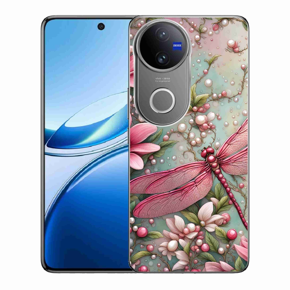 Zselés borítás mmCase a Vivo V50 5G készülékhez - szitakötő