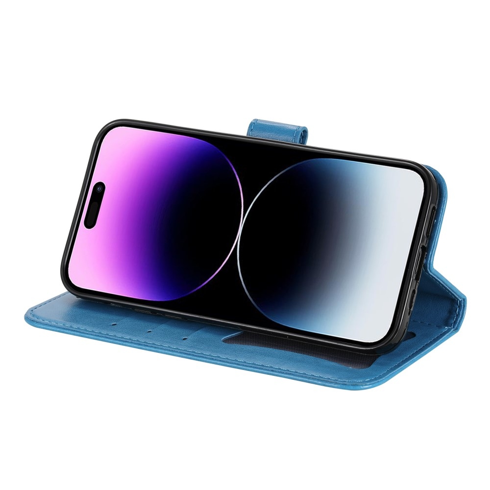 Mandala könyv tok iPhone 15 Pro készülékhez - kék