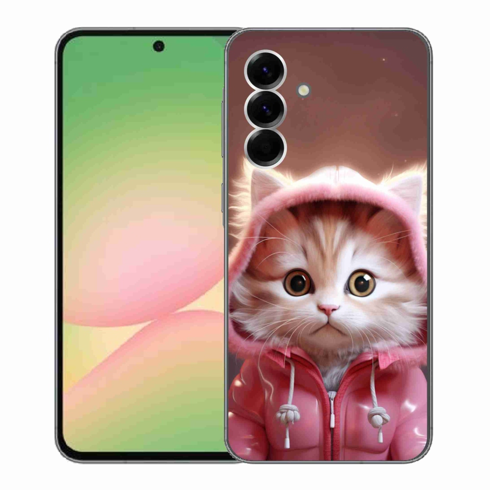 Gél borító mmCase Samsung Galaxy A56 5G - aranyos cica 3