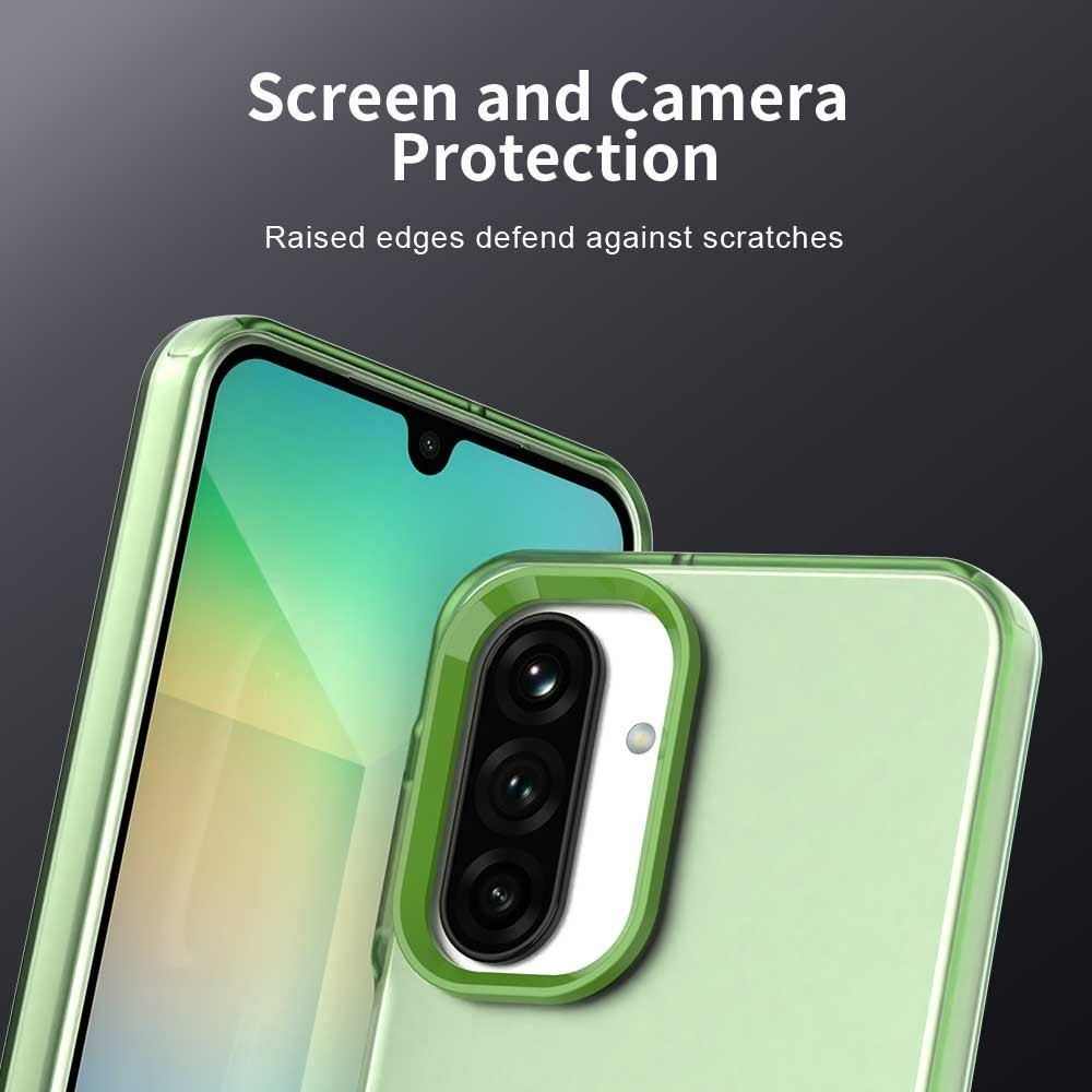 Candy matt zselés tok Samsung Galaxy A26 5G - zöld