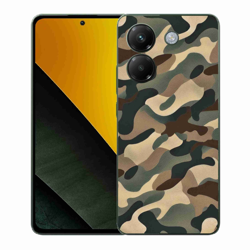 Gél borítás mmCase a Xiaomi Poco M7 Pro 5G-hez - álcázó minta 11