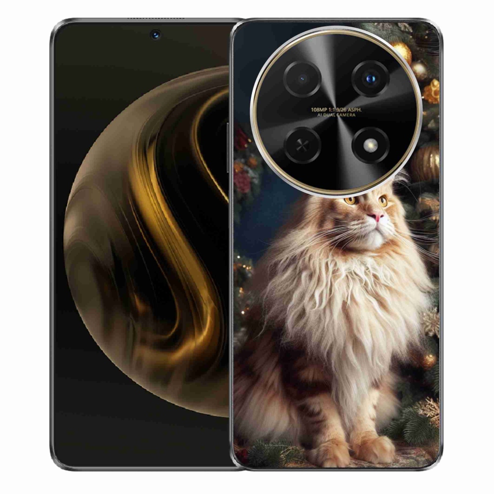 Gél borítás mmCase a Huawei Nova 12i készülékhez - macska a fánál