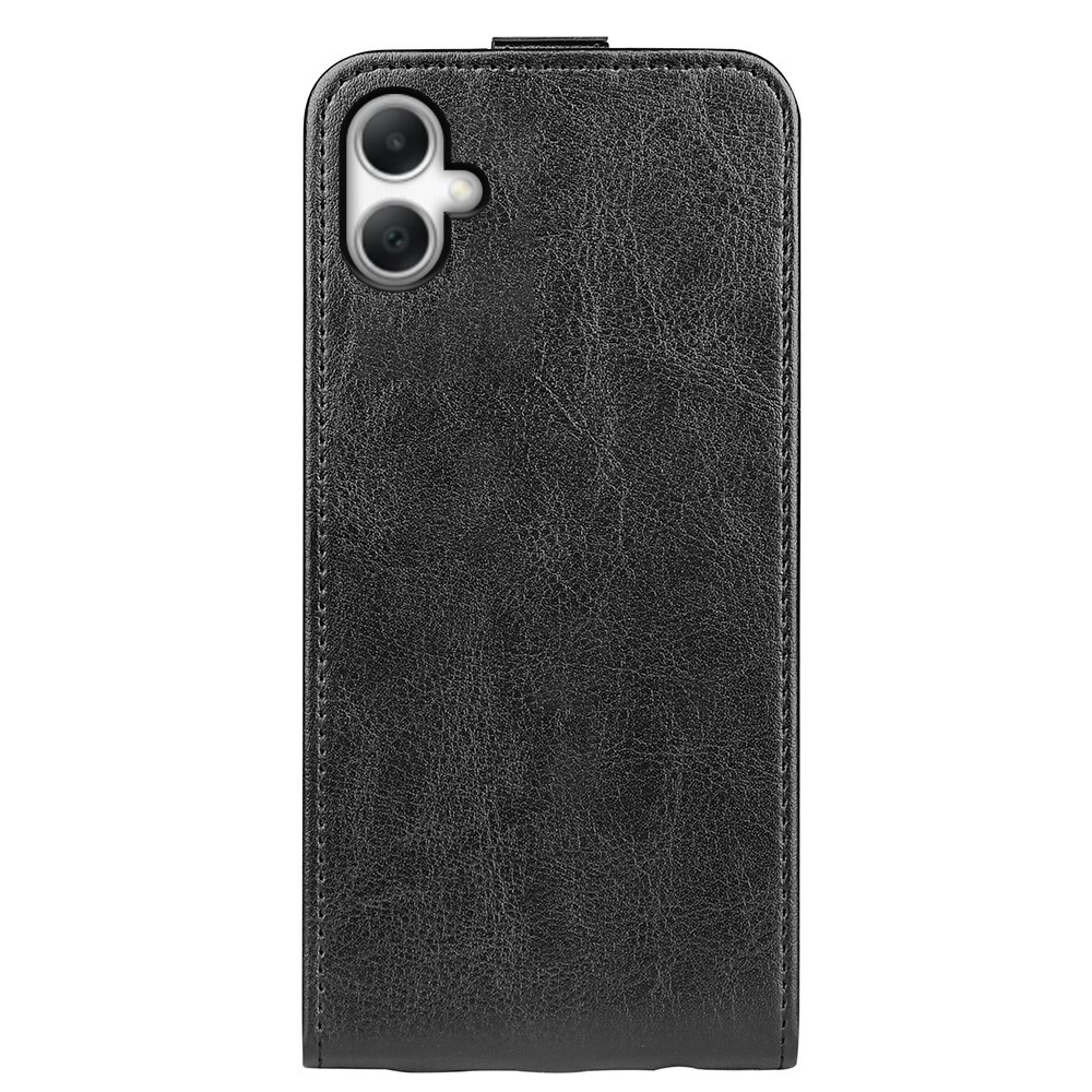 Függőleges flip tok Samsung Galaxy A07 4G készülékhez - fekete