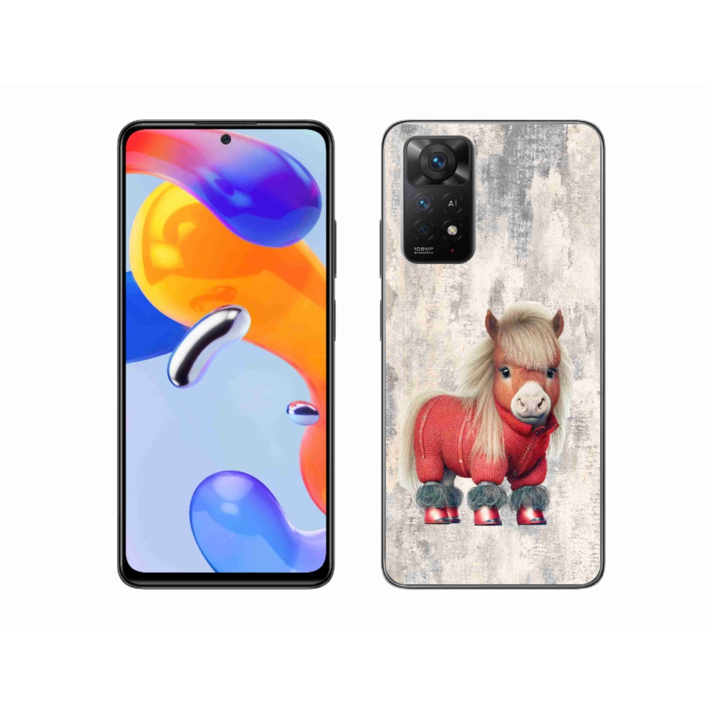 Gél borító mmCase a Xiaomi Redmi Note 11 Pro 4G/5G - póni pulóverben