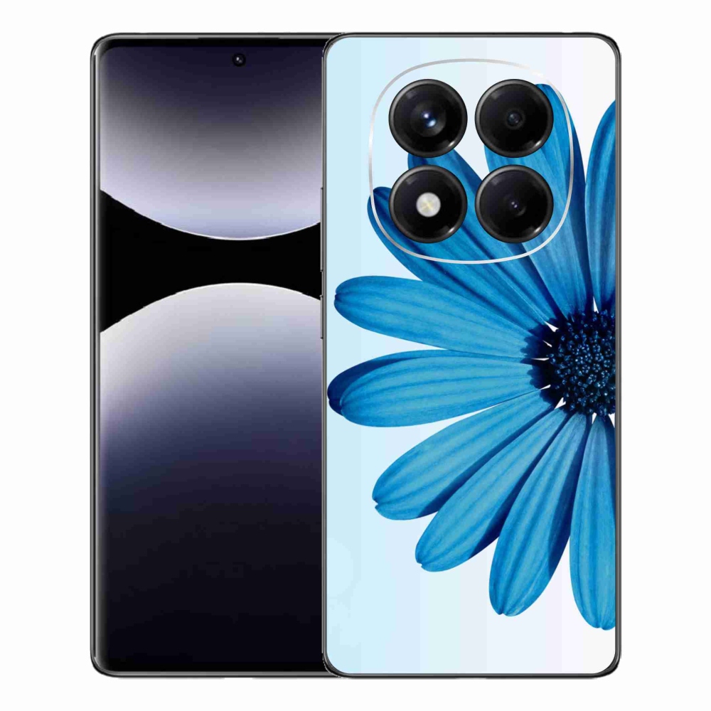 Gél borítás mmCase a Xiaomi Redmi Note 14 Pro készülékhez - kék margaréta