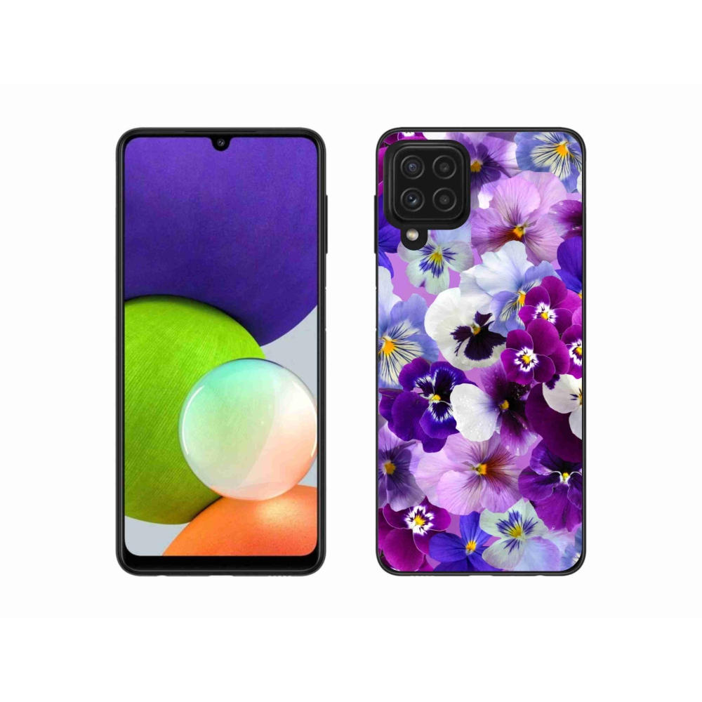 Gél borítás mmCase Samsung Galaxy A22 4G - virágok 9