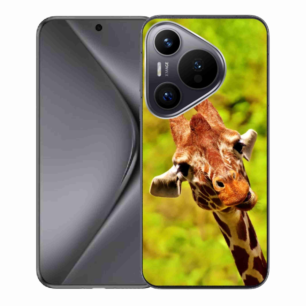 Zselés borítás mmCase a Huawei Pura 70 készülékhez - zsiráf