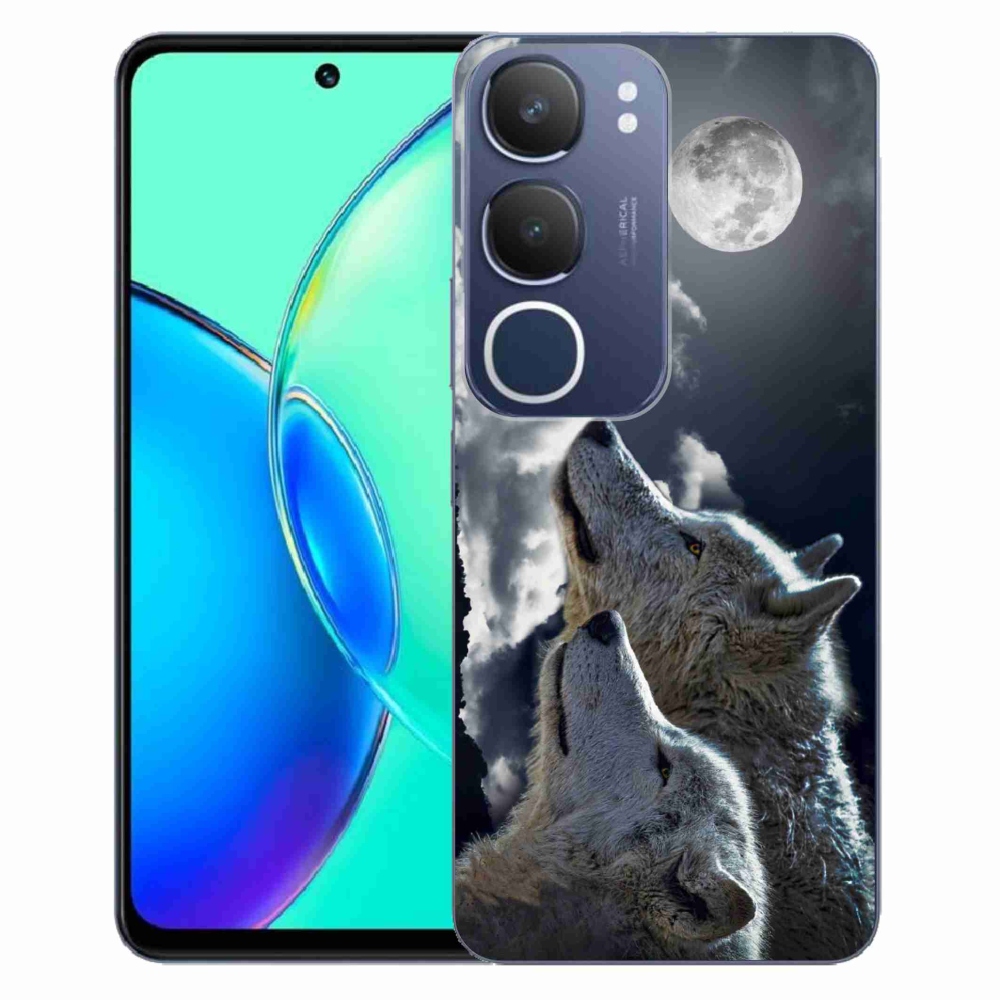 Gél borítás mmCase a Vivo Y19s készülékhez - farkasok