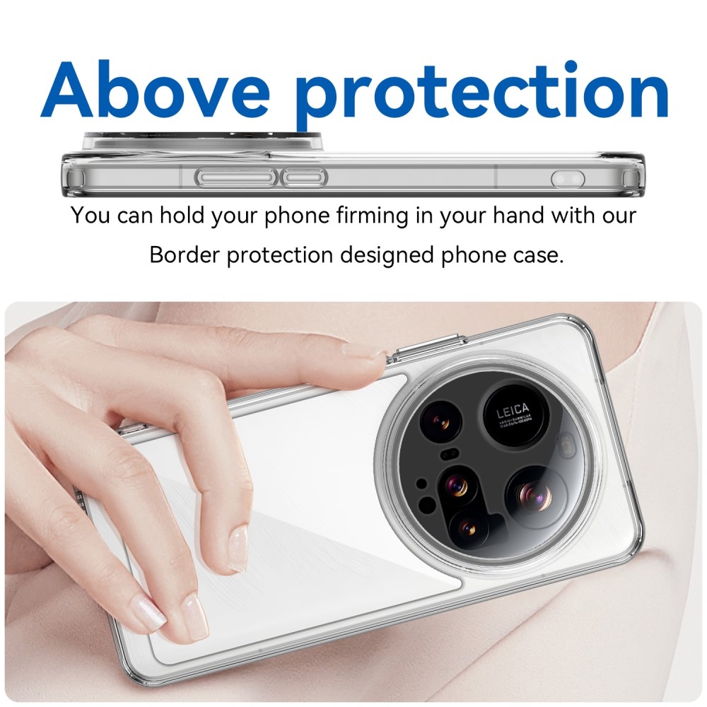 Gél tok rögzített hátlappal a Xiaomi 15 Ultra - átlátszó