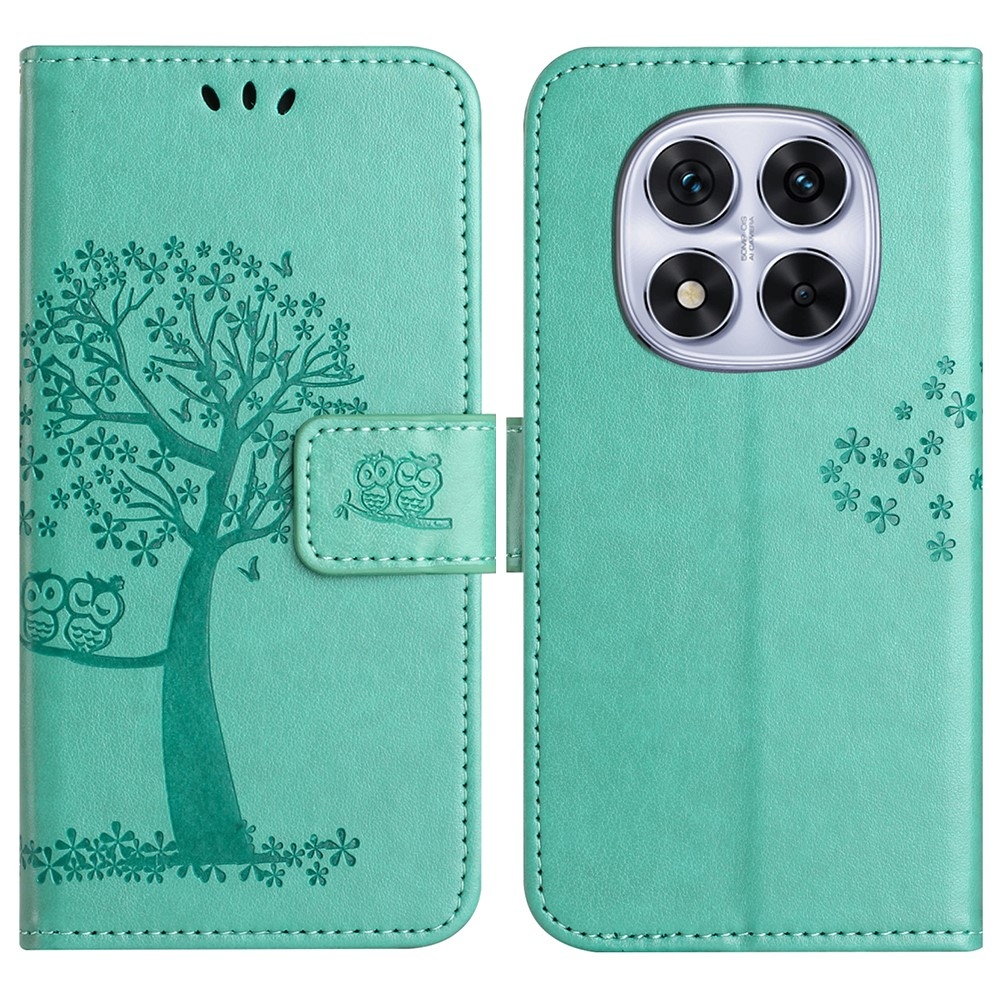 Fa könyv tok Xiaomi Redmi Note 14 Pro 5G/Poco X7 5G/Note 14 Pro+ 5G - teal színben