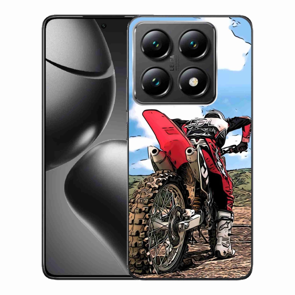 Zselés borítás mmCase a Xiaomi 14T Pro - moto számára