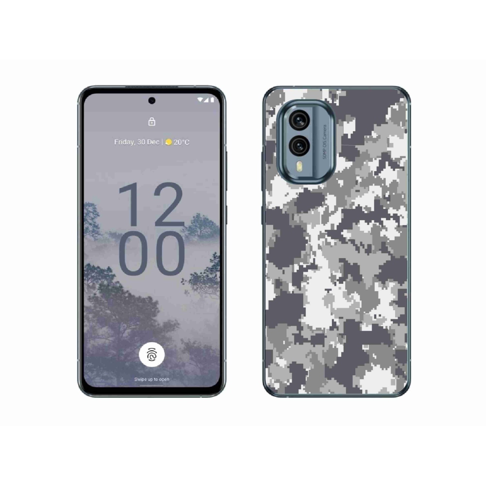 Zselés borítás mmCase a Nokia X30 5G készülékhez - álcázó minta 2