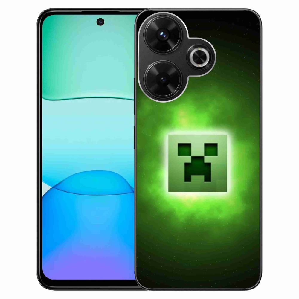 Gél borítás mmCase a Xiaomi Redmi 13 4G/Poco M6 4G - minecraft számára