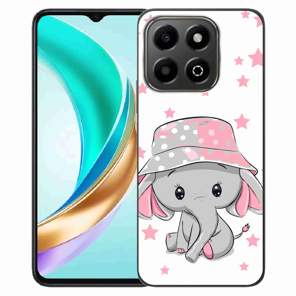 Zselés borítás mmCase a Honor X6b készülékhez - rózsaszín elefánt