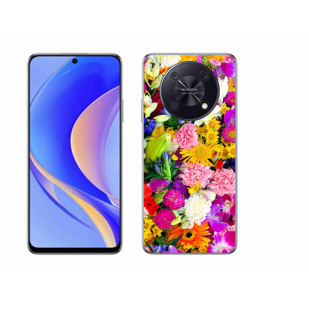Gél borító mmCase a Huawei Nova Y90 készülékhez - virág 12