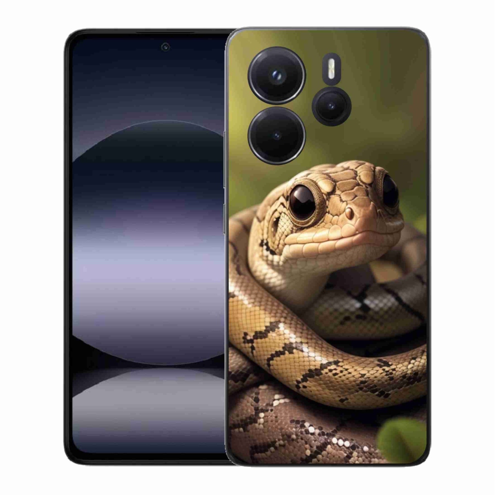 Gél borítás mmCase a Xiaomi Redmi Note 14-hez - kígyó 1