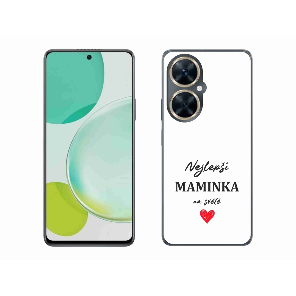 Gél borító mmCase a Huawei Nova 11i - legjobb anya 1 fehér háttérrel