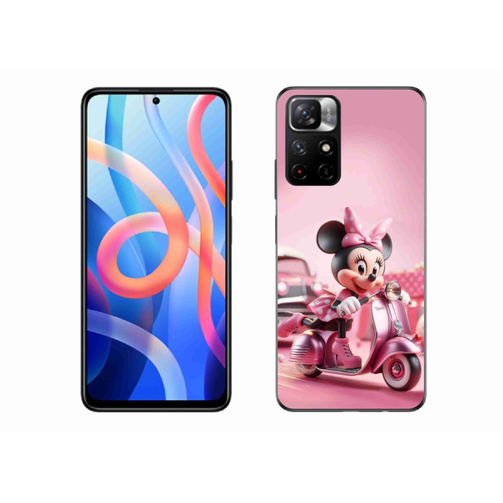 Gél borítás mmCase a Xiaomi Poco M4 Pro 5G számára - minnie 1