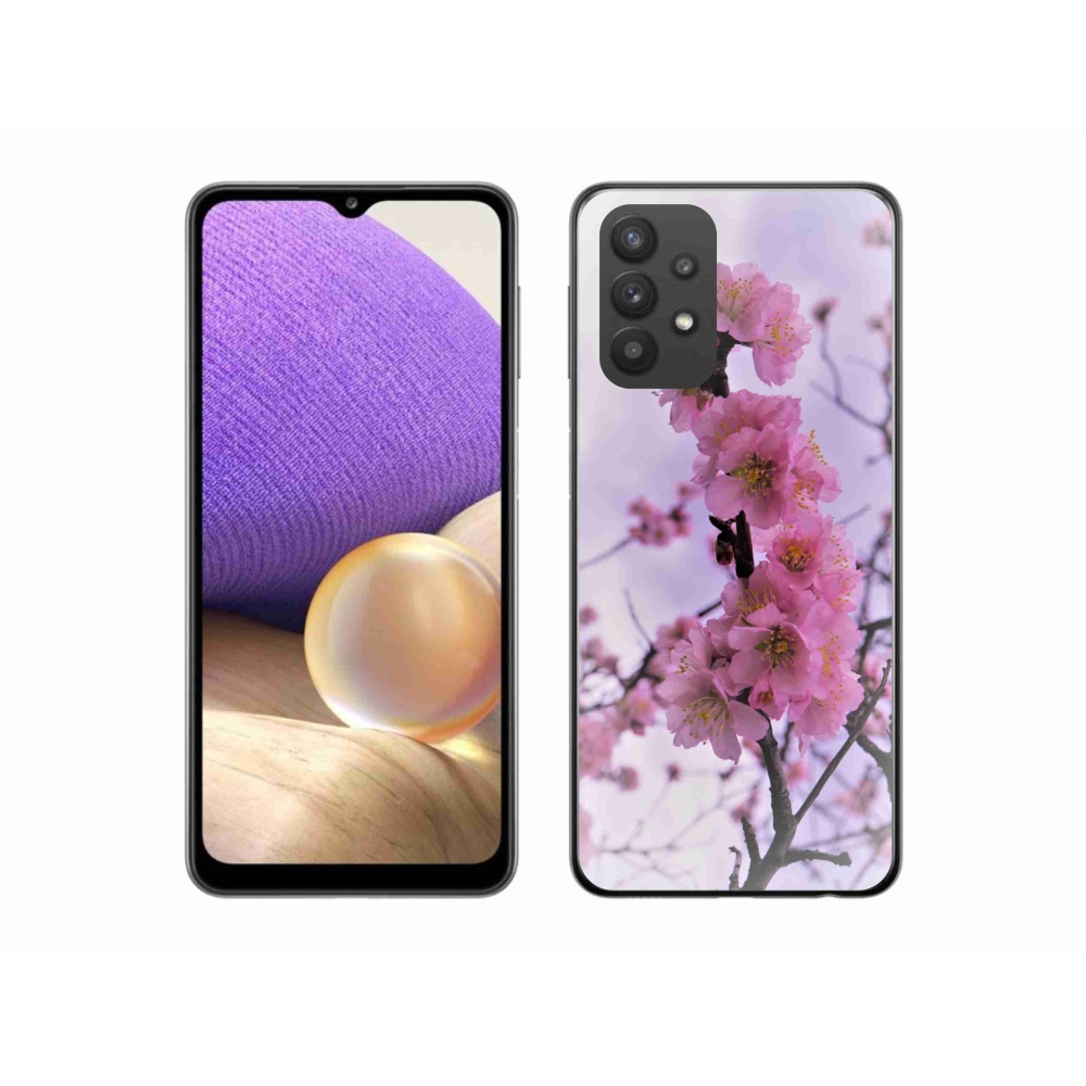 Gél borítás mmCase Samsung Galaxy A32 5G - virágok 7