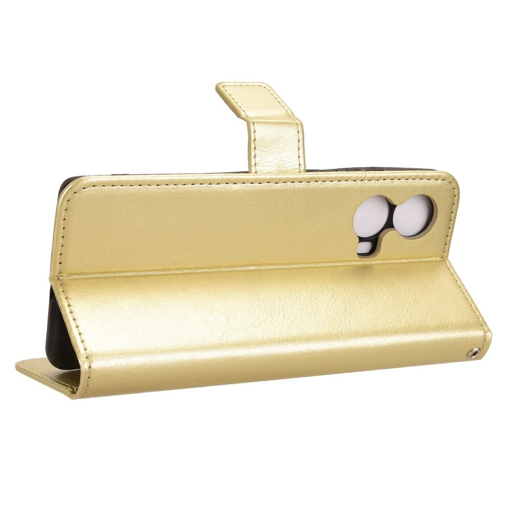 Őrült könyv tok a Motorola Moto G85 5G-hez - arany színben