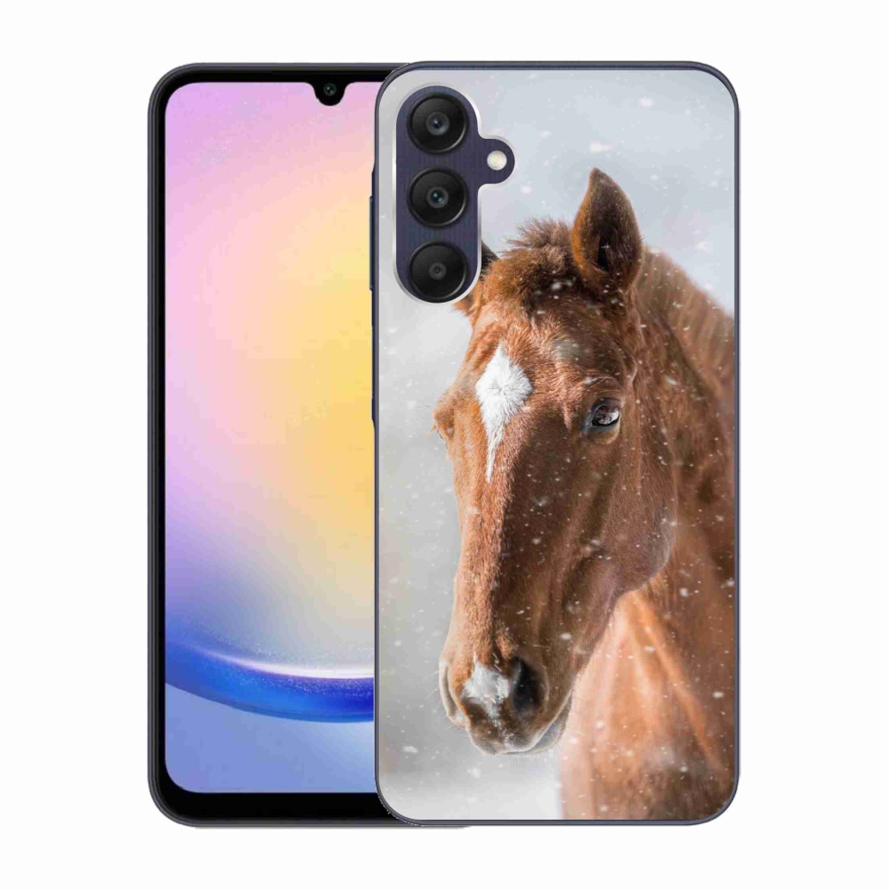 Zselés borítás mmCase Samsung Galaxy A25 5G - barna ló 2