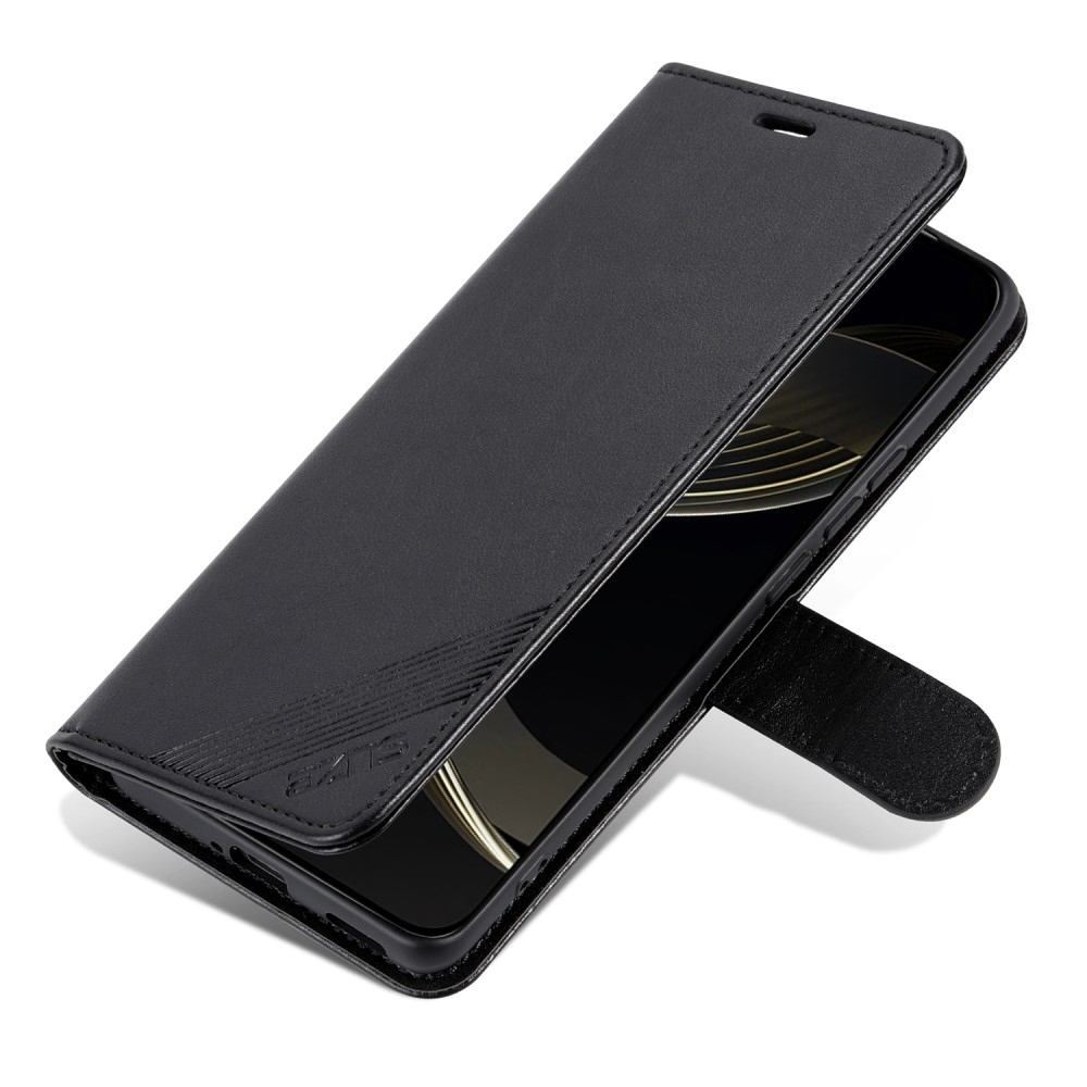 AZNS könyv tok a Xiaomi Redmi Note 14 Pro 5G/Poco X7 5G számára - fekete