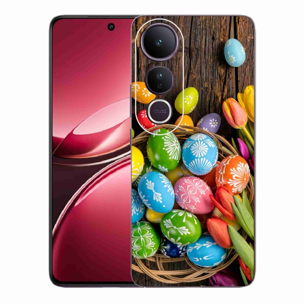 Gél borító mmCase a Vivo V50 Lite 4G/5G készülékhez - Húsvéti tojás