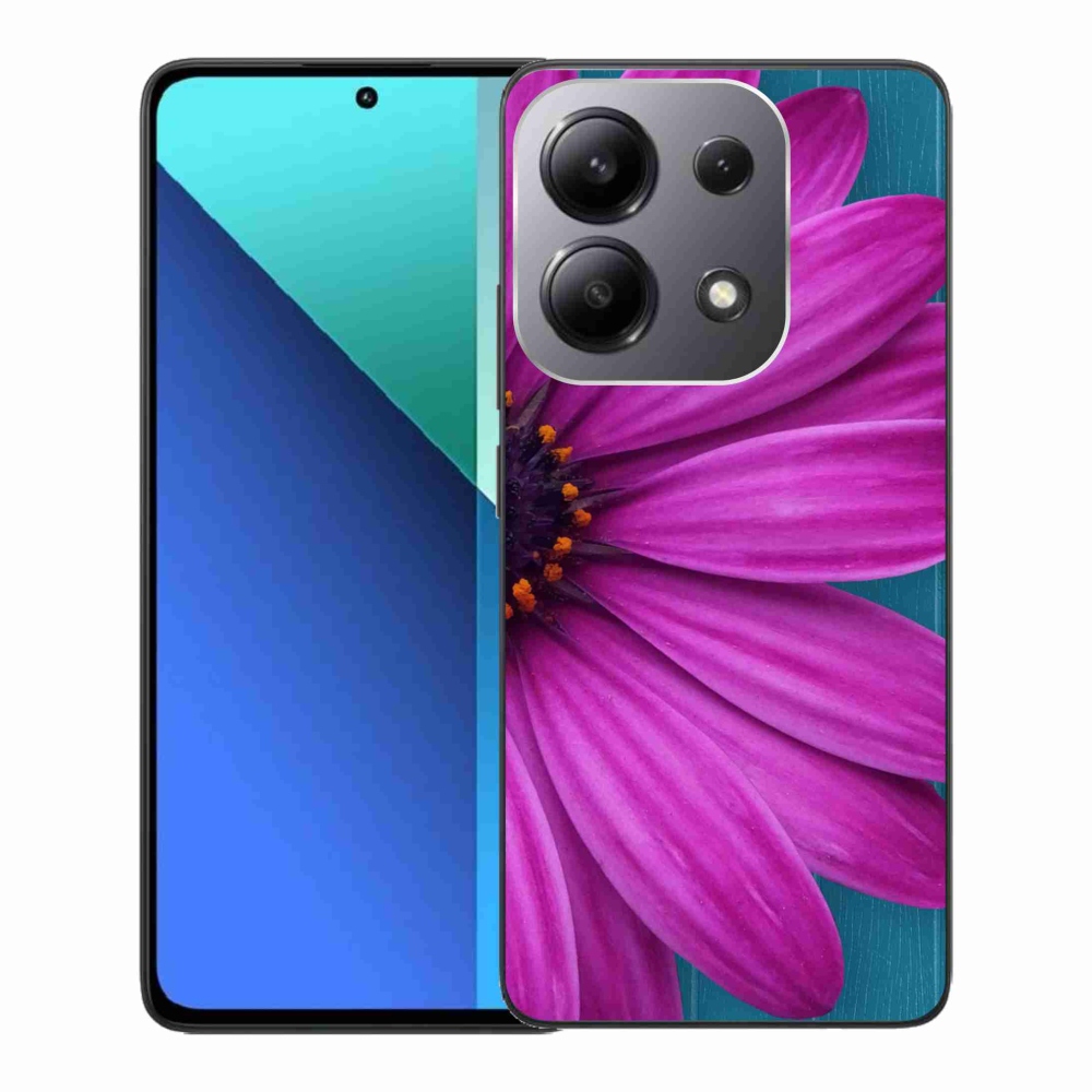 Gél tok mmCase a Xiaomi Redmi Note 13-hoz - lila százszorszép