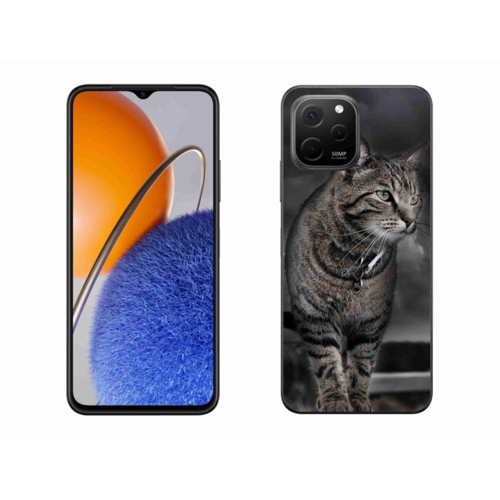 Gél borítás mmCase a Huawei Nova Y61 készülékhez - macska