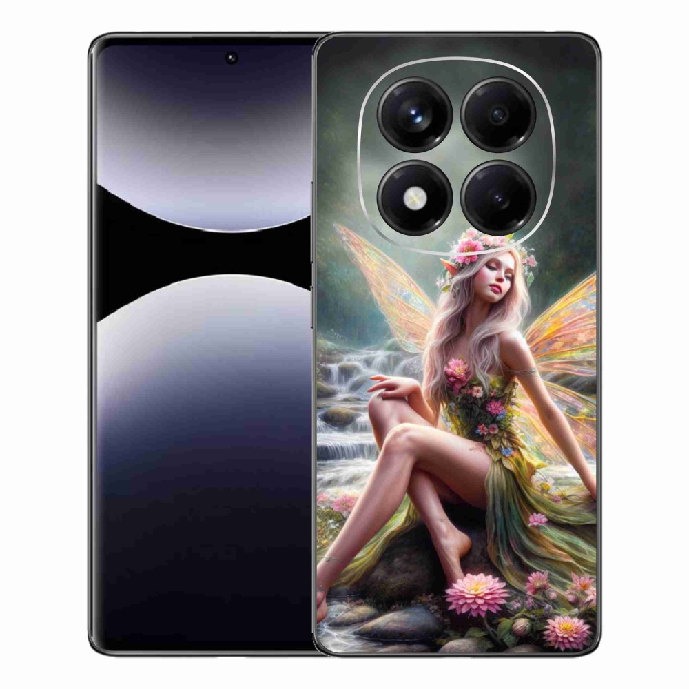 Gél borítás mmCase a Xiaomi Redmi Note 14 Pro - pillangó nőhöz 1