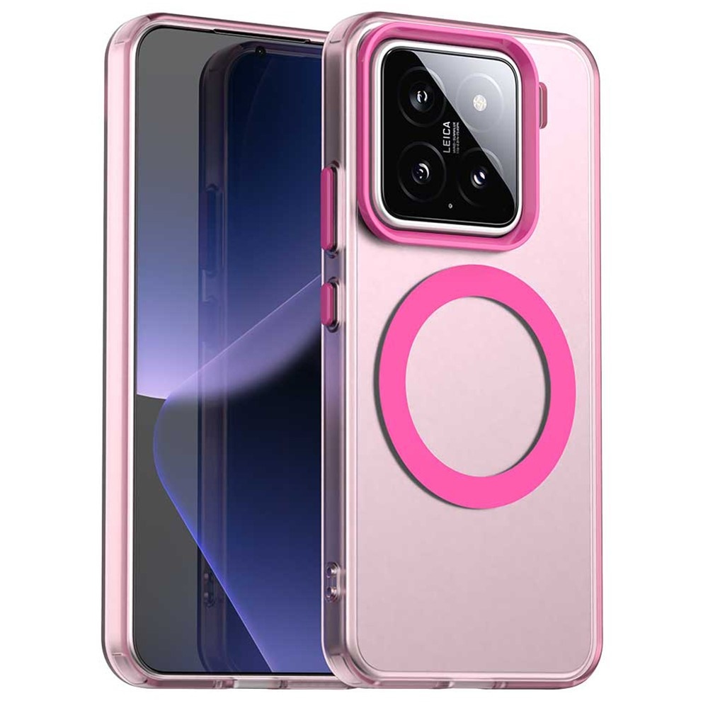 Candy zselés tok MagSafe a Xiaomi 15-ön - rózsaszínű